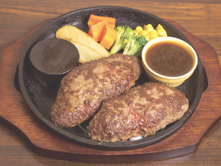 W国産牛ハンバーグ